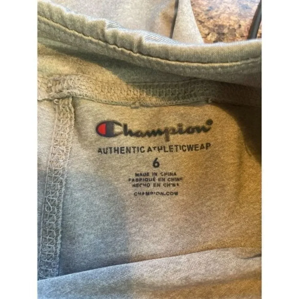 Champion Authentic Athleticwear Leggings Girls Size 6‎ Gray Activewear